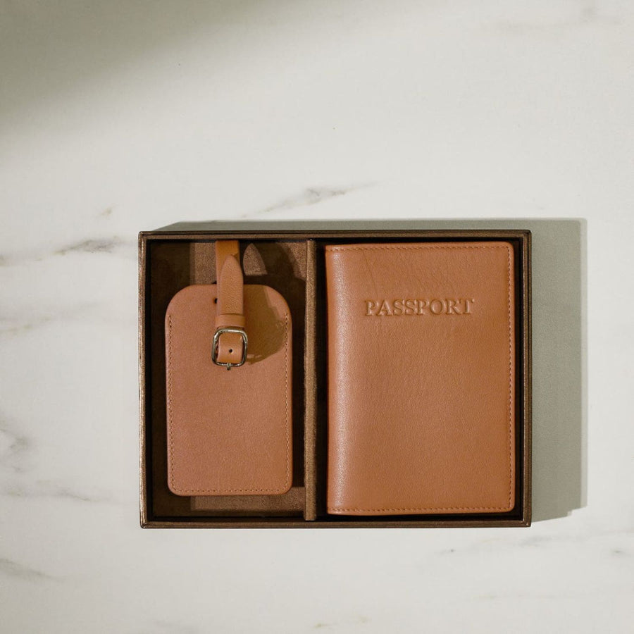 Passport Cover + Luggage Tag Set