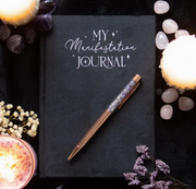 Gratitude/Manifestation Journals with Amethyst Pen