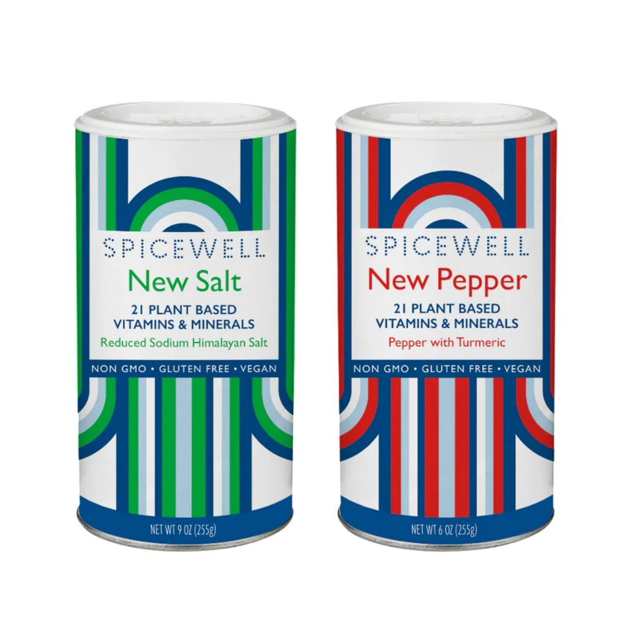 Salt and Pepper Superfood Shaker Duo